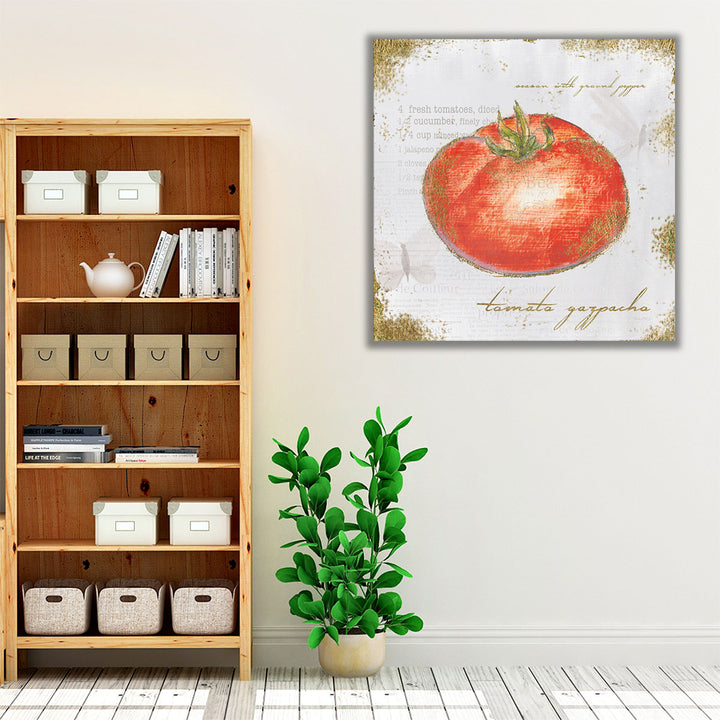 Kitchen wall art decor modern red tomato