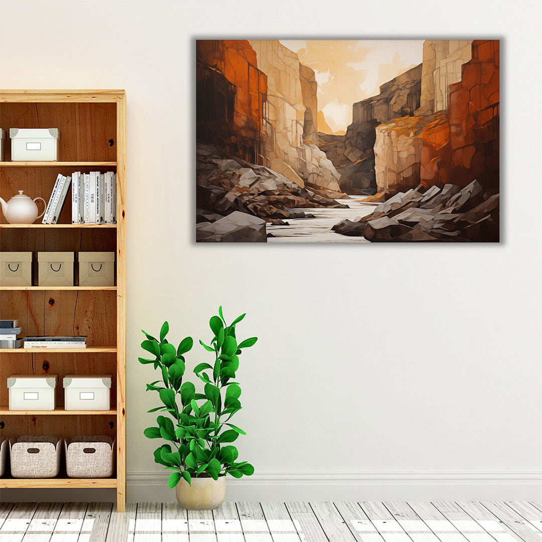Rocky Realms 2 - Canvas Print Wall Art