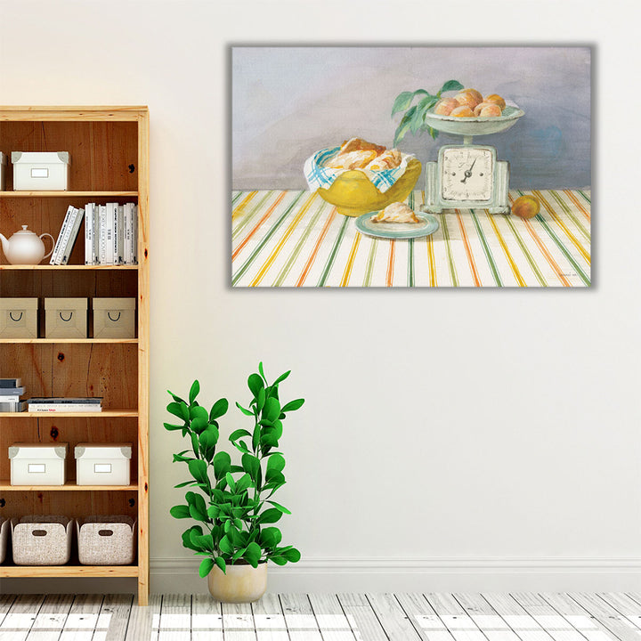 Kitchen Wrapped Canvas Print – vibrant fruit scene
