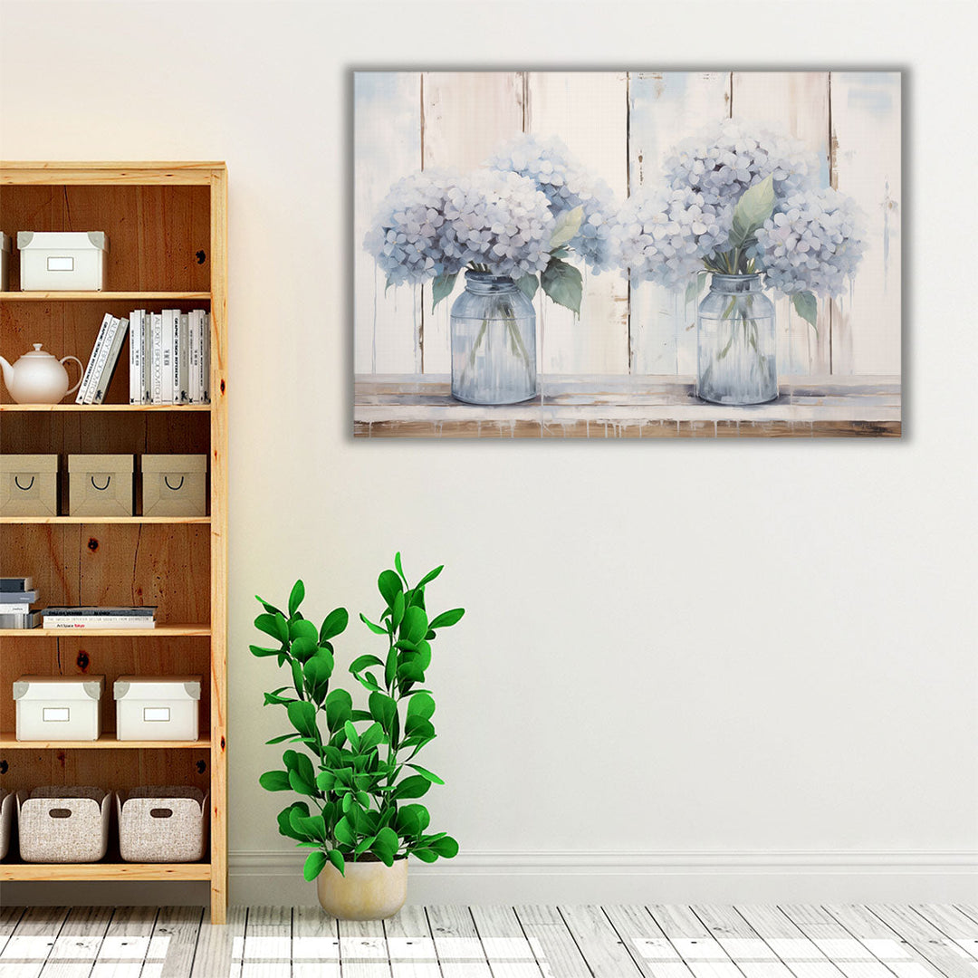 hallway matte paper floral art print