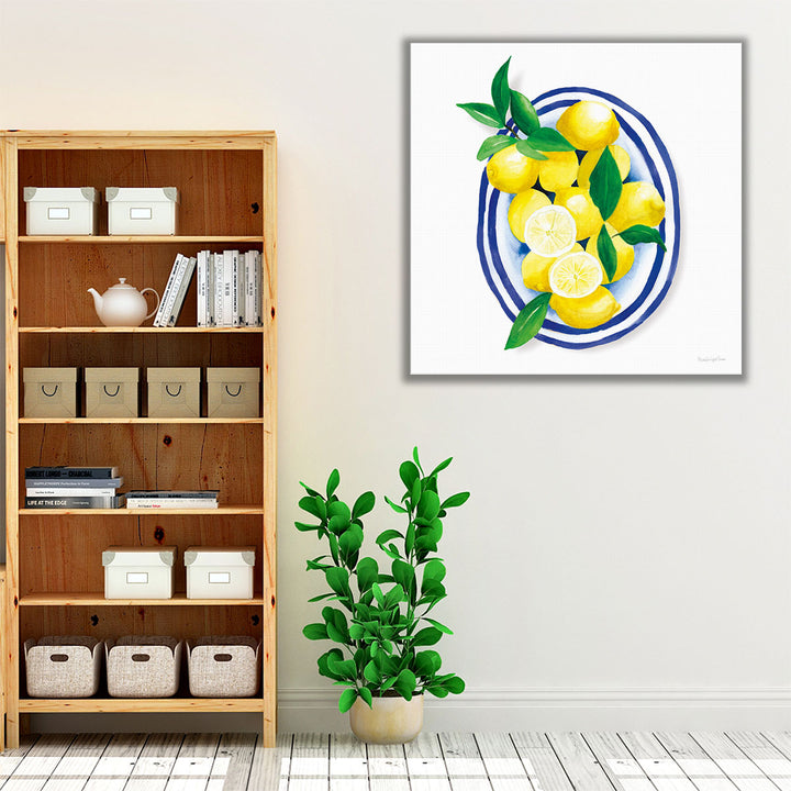 yellow kitchen art – fresh citrus theme