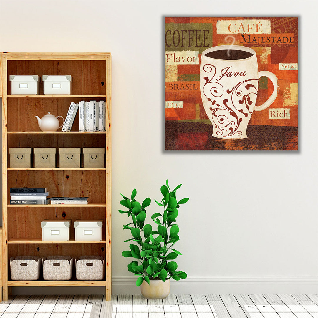 neutral coffee typography – modern vintage blend