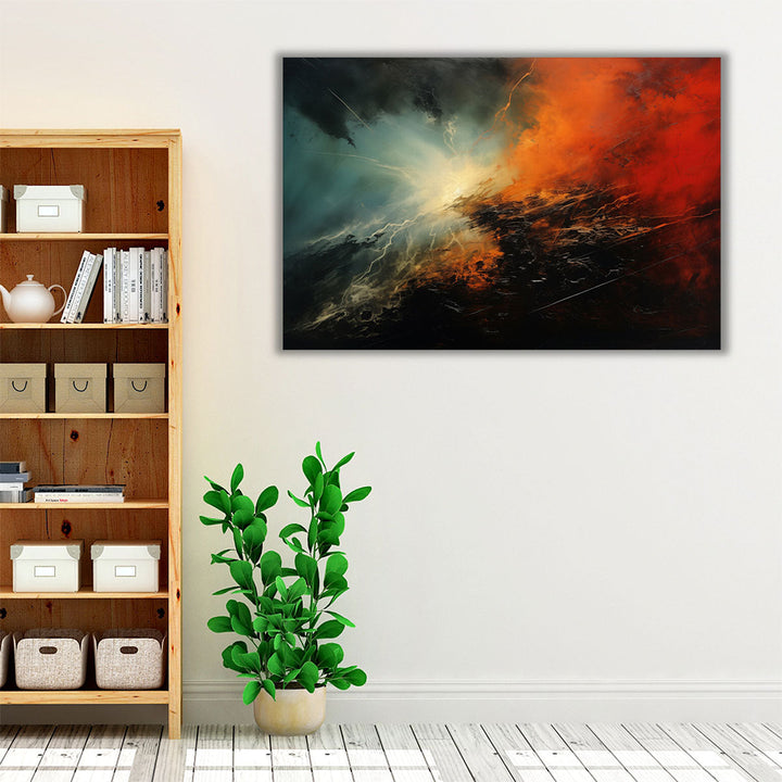 Black and Red Wall Art – dramatic contemporary design
