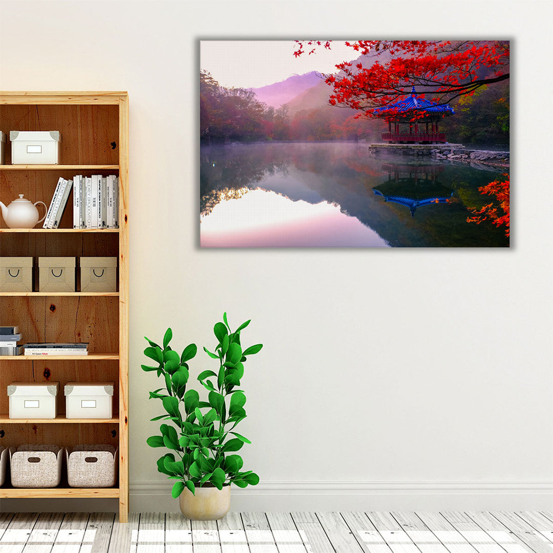 Colorful Autumn Season in Naejangsan National Park - Canvas Print Wall Art