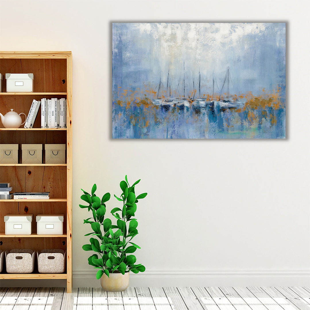 living room matte paper nautical artwork print