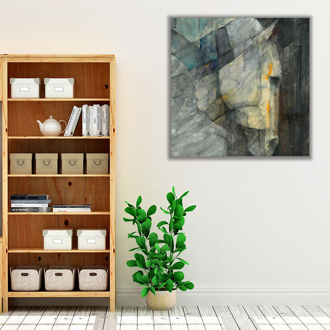 Hallway wall decor with bold animal art
