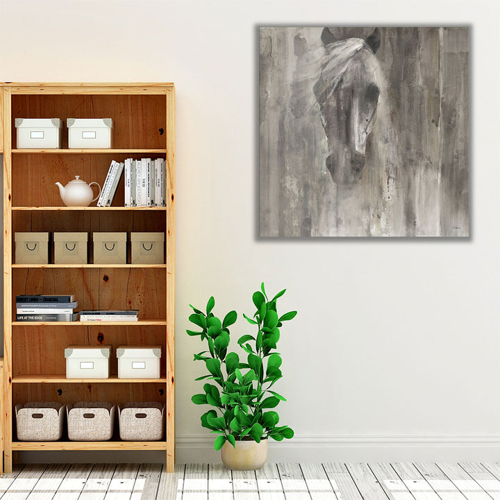 Minimalist horse print for living room or hallway