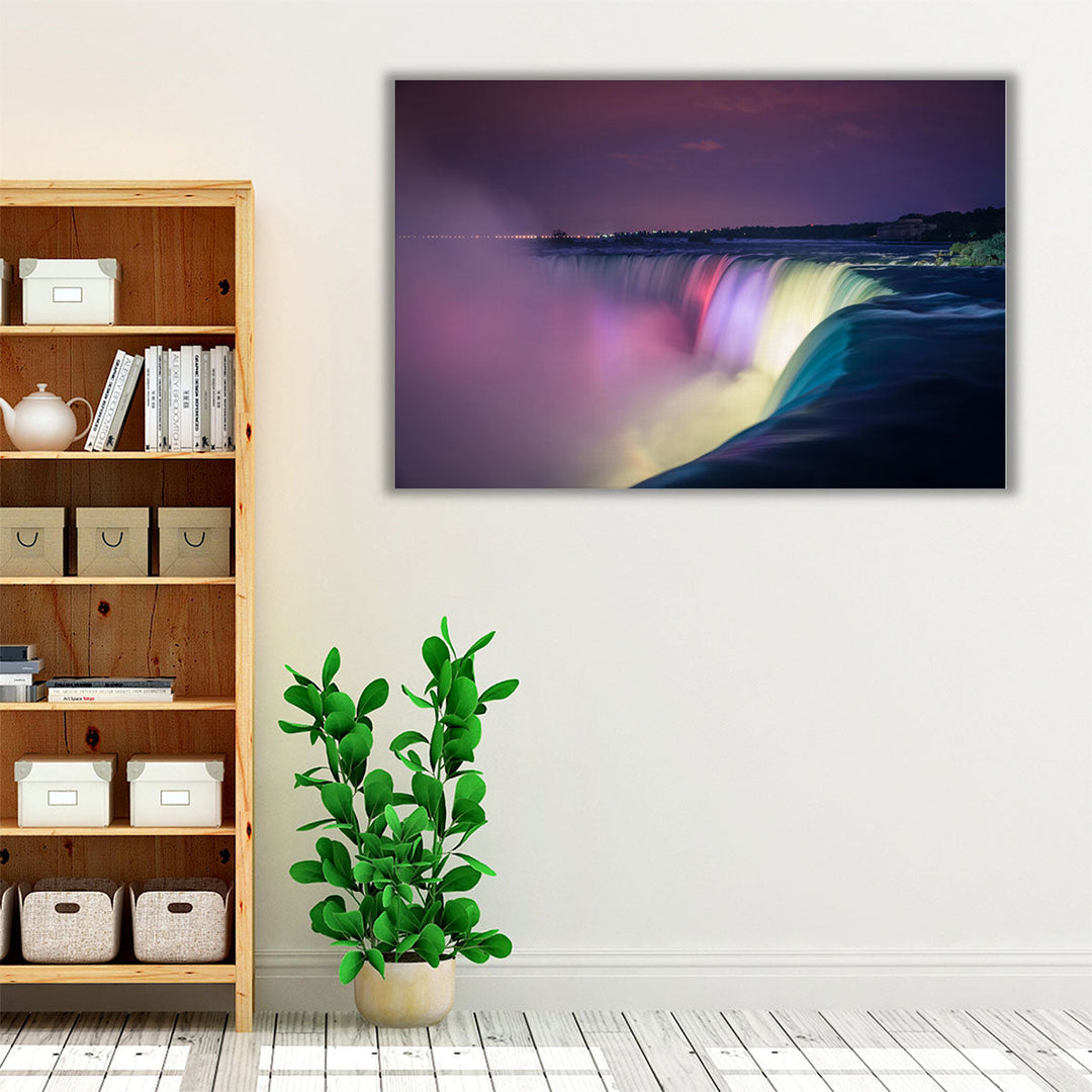 Niagara Falls at Night - Canvas Print Wall Art