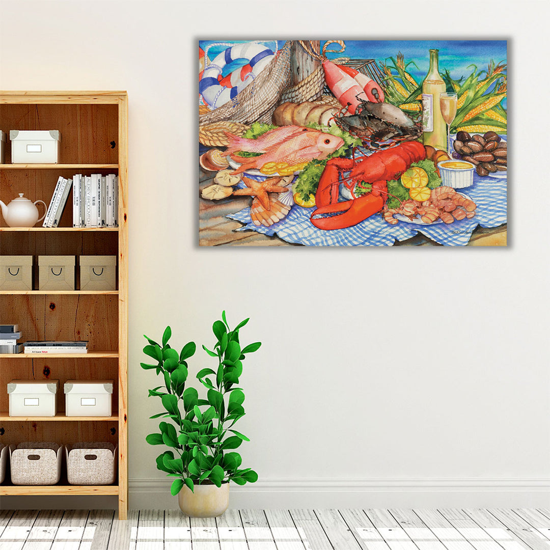 Dining room Wrapped Canvas lobster décor