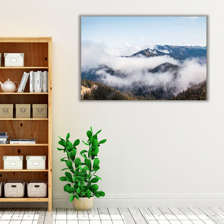 Black frame entryway photography print