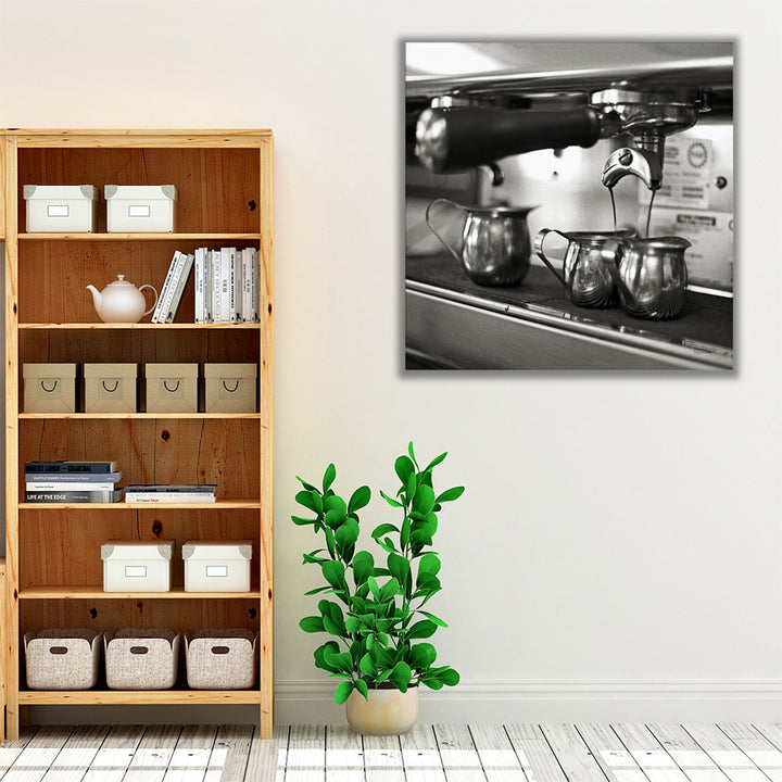 Black Framed Canvas print modern kitchen art