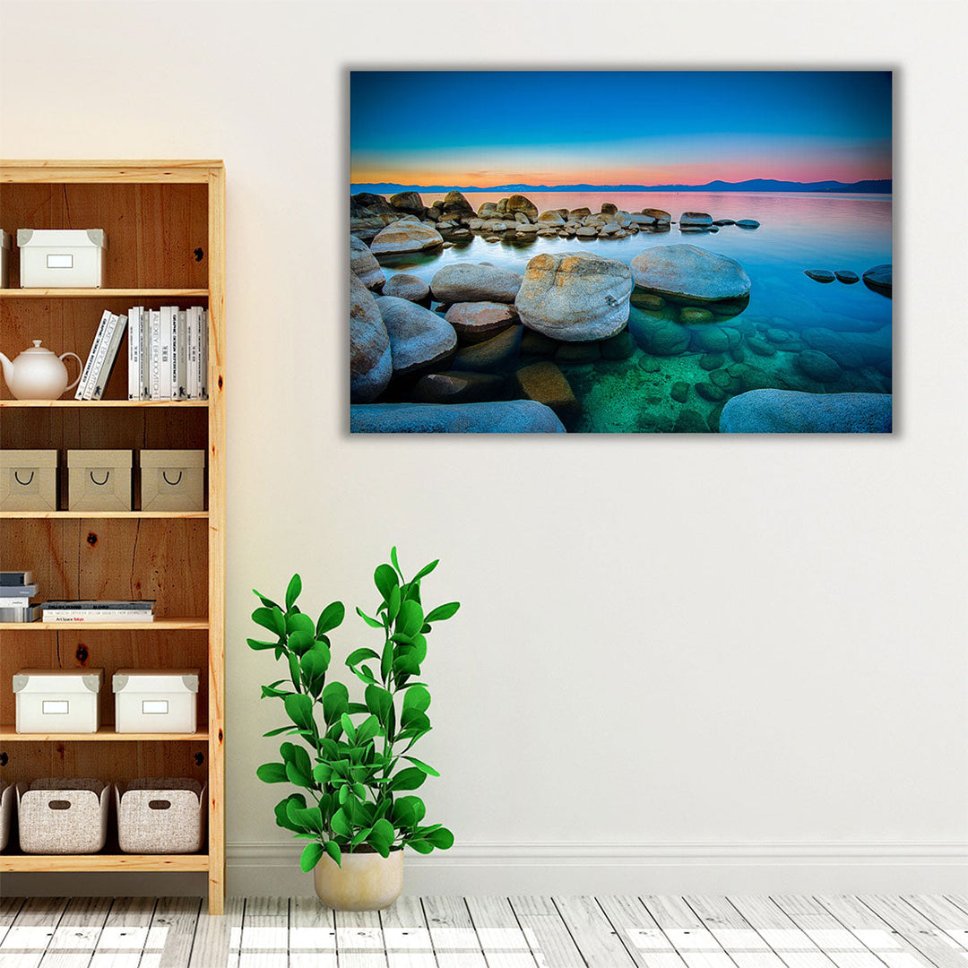 Lake Tahoe, Sierra Nevada, California - Canvas Print Wall Art