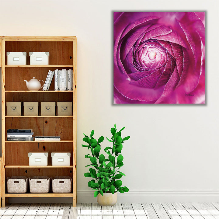 Romantic pastel abstract flower artwork for interiors