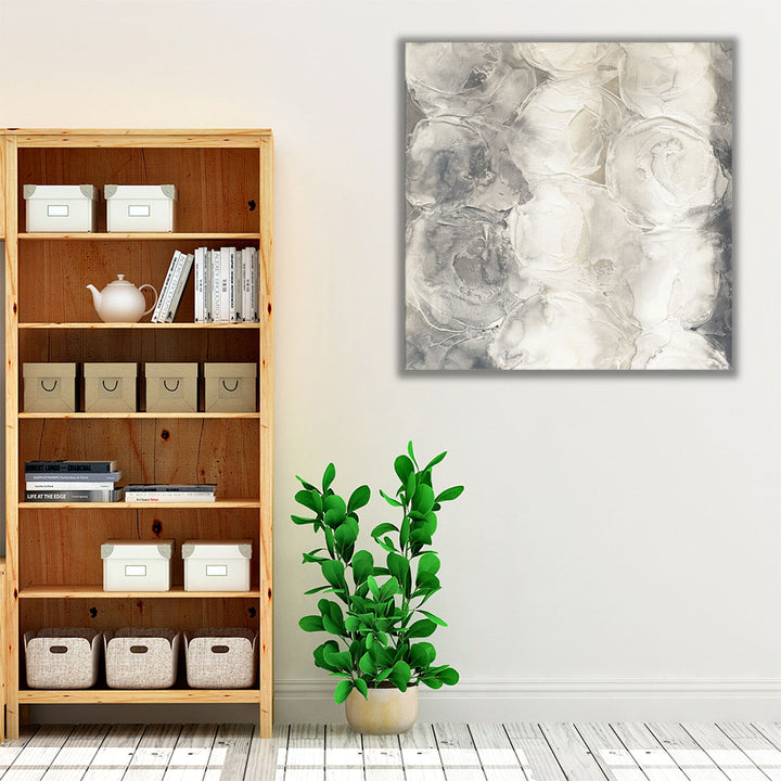 Gray Circles I - Canvas Print Wall Art