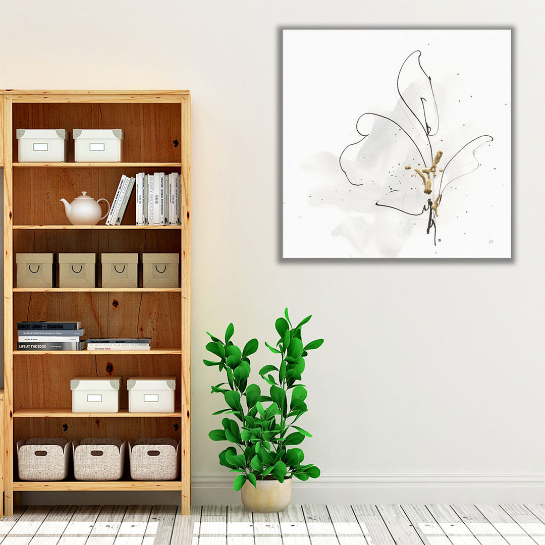 living room art – minimalist canvas strokes
