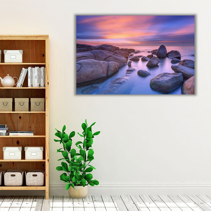 Sunset at Hadmarrumphung, Thailand - Canvas Print Wall Art