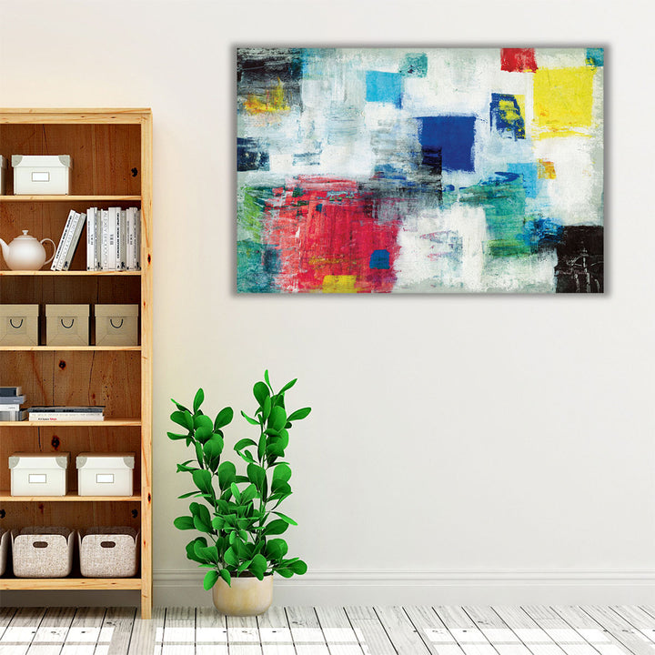 contemporary art print ensemble