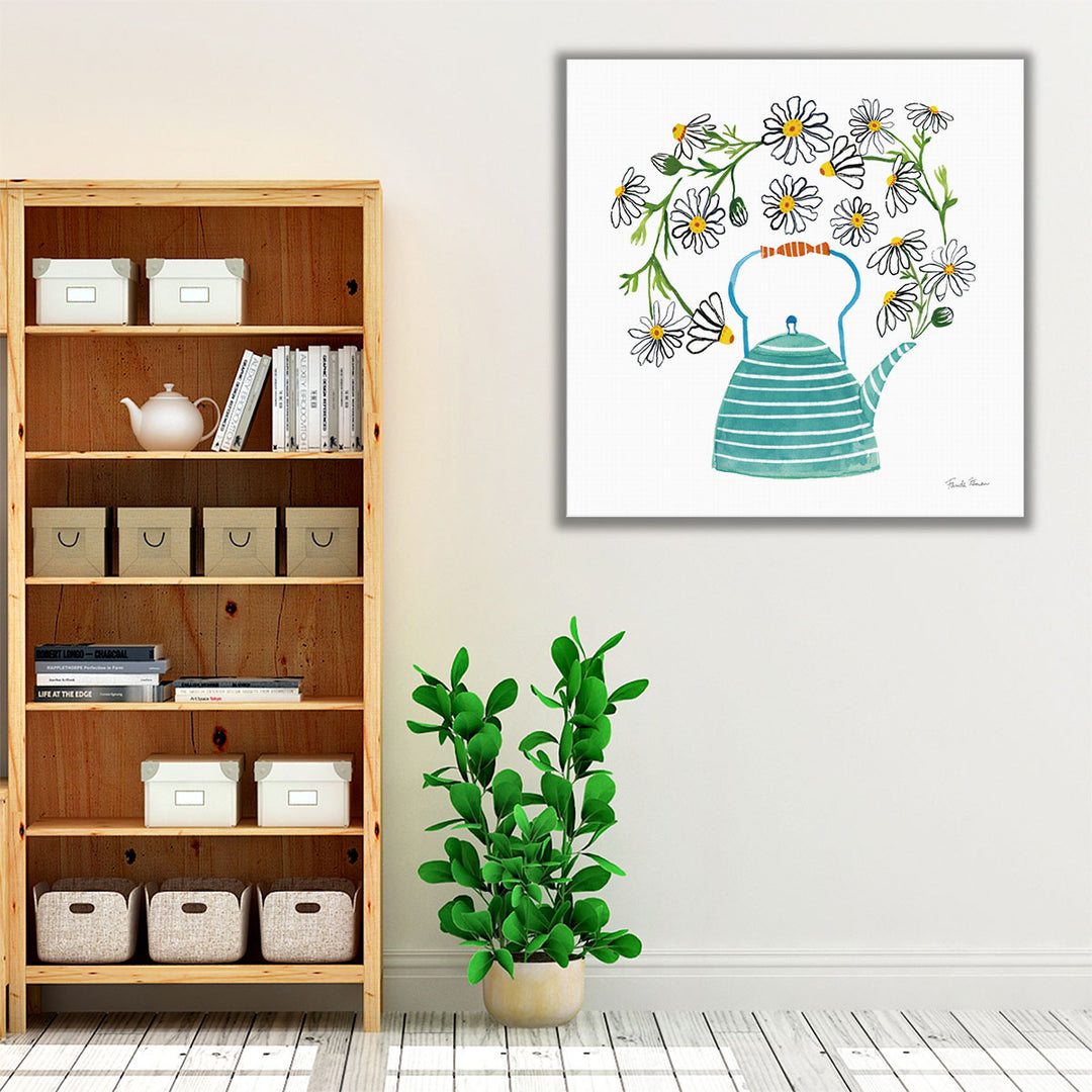 Kitchen wrapped canvas floral watercolor décor