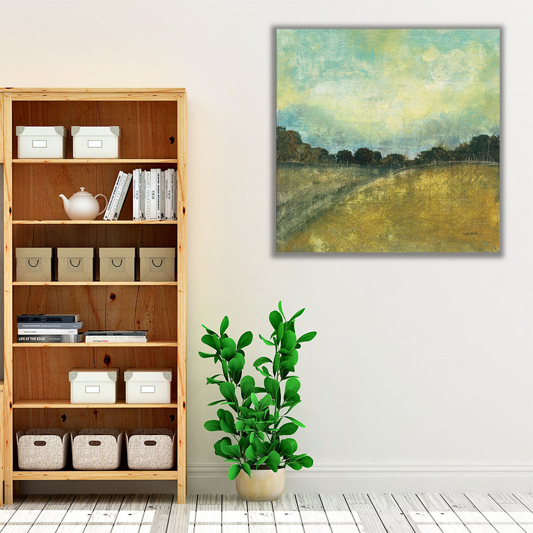 Living room hanging semi gloss canvas art