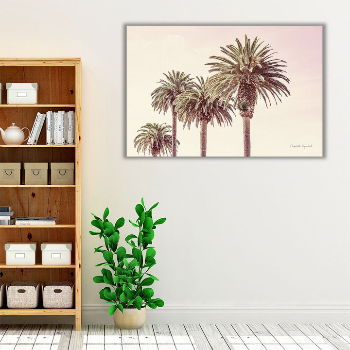 Pastel Palms - Canvas Print Wall Art
