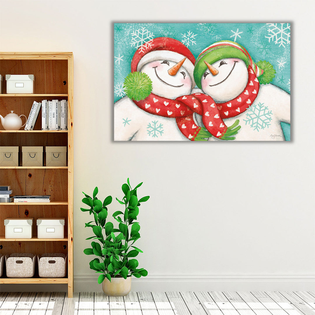 Let it Snow II Eyes Open - Canvas Print Wall Art
