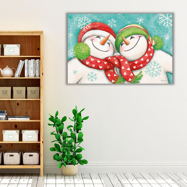 Let it Snow II Eyes Open - Canvas Print Wall Art