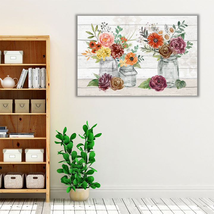 Flower Fest IV - Canvas Print Wall Art