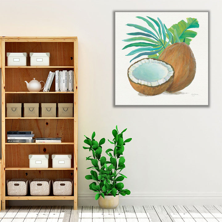 Kitchen Wrapped Canvas Impressionist Fruit Design