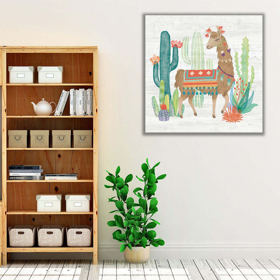 Lovely Llamas III - Canvas Print Wall Art