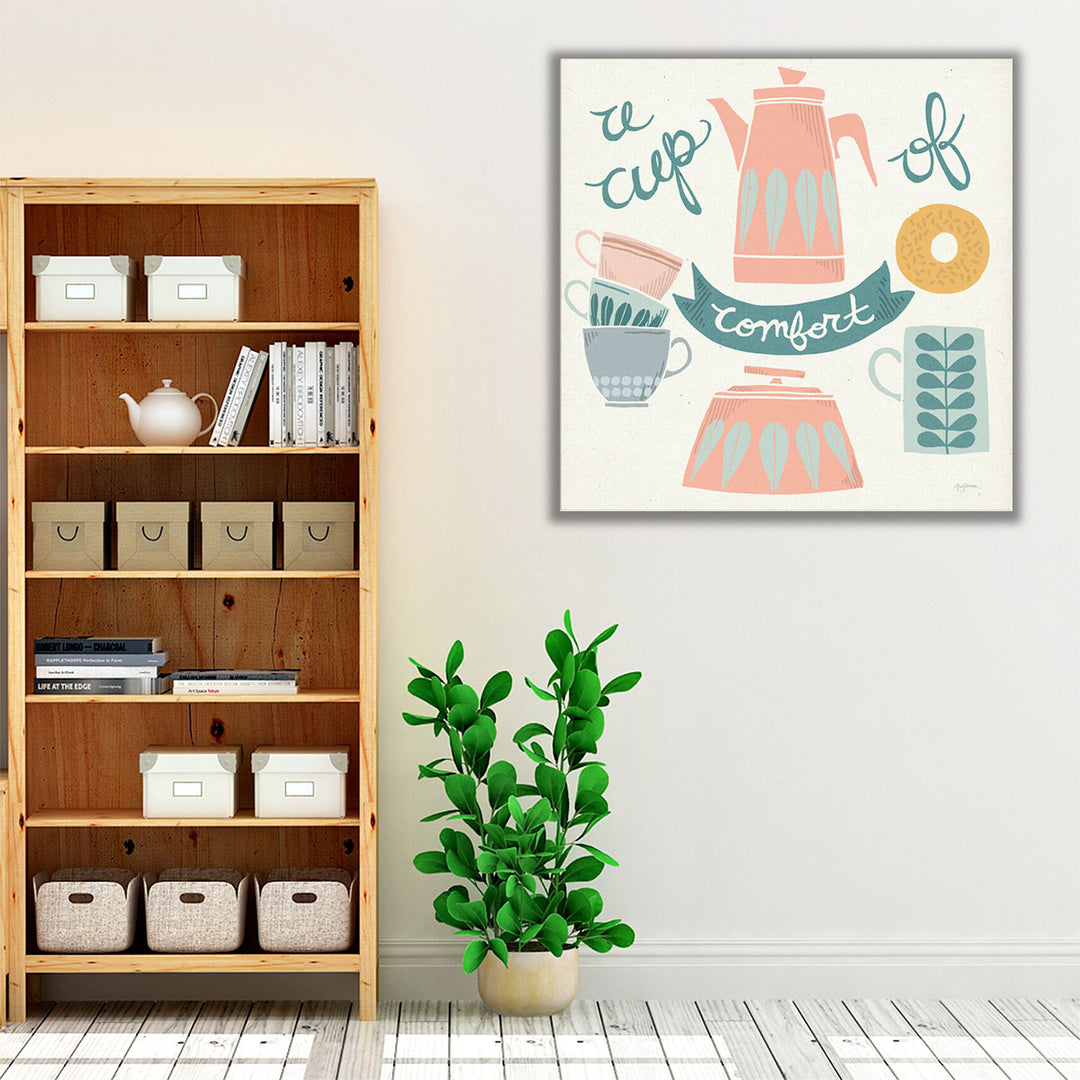 Kitchen Wrapped Canvas modern typography décor