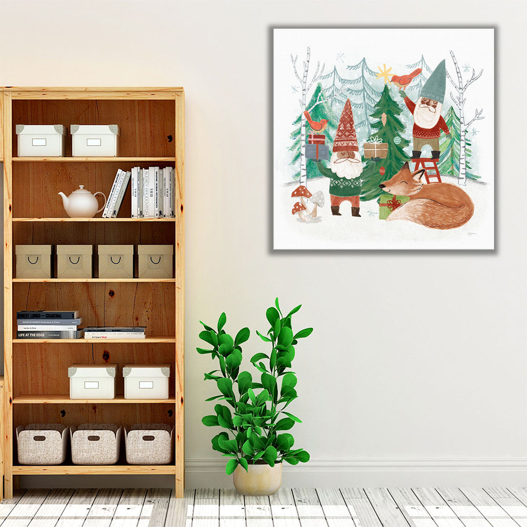 Woodland Gnomes VI - Canvas Print Wall Art