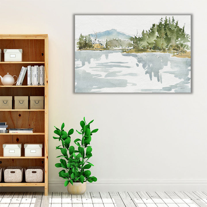 Serene Lake I - Canvas Print Wall Art