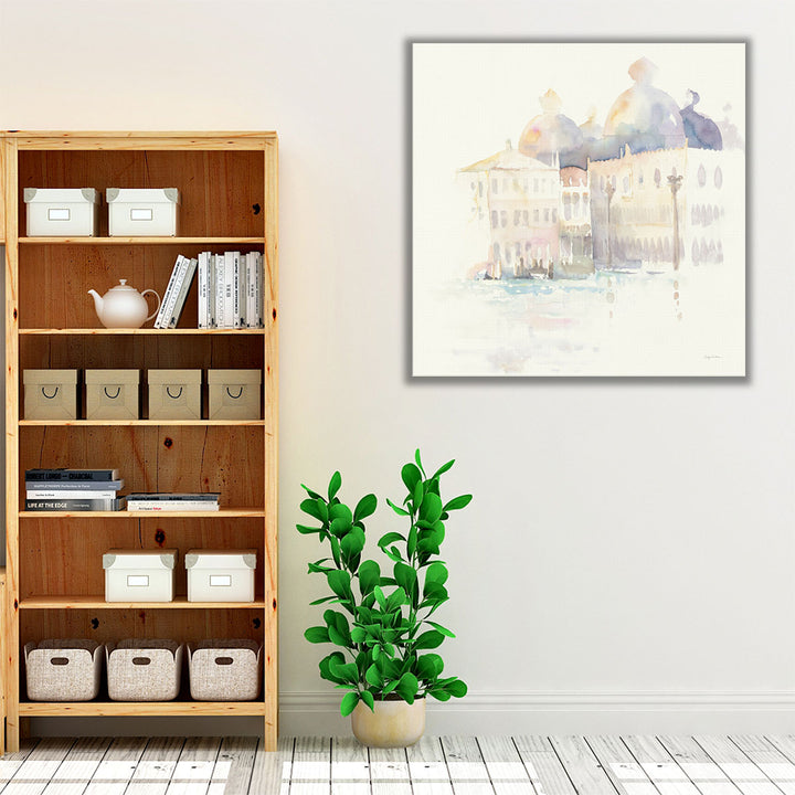 Neutral watercolor wall art for living room décor