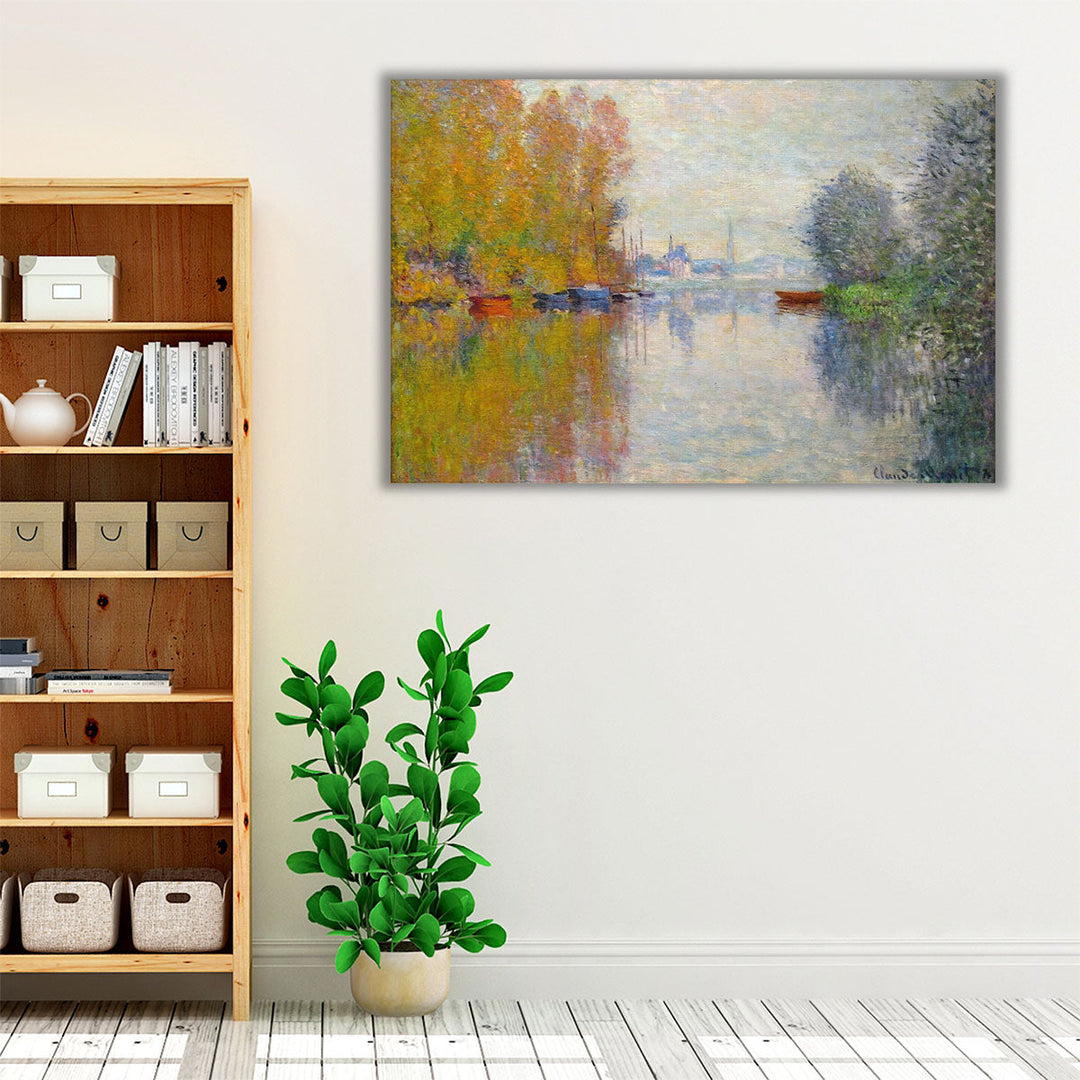 Autumn on the Seine at Argenteuil, 1873 - Canvas Print Wall Art