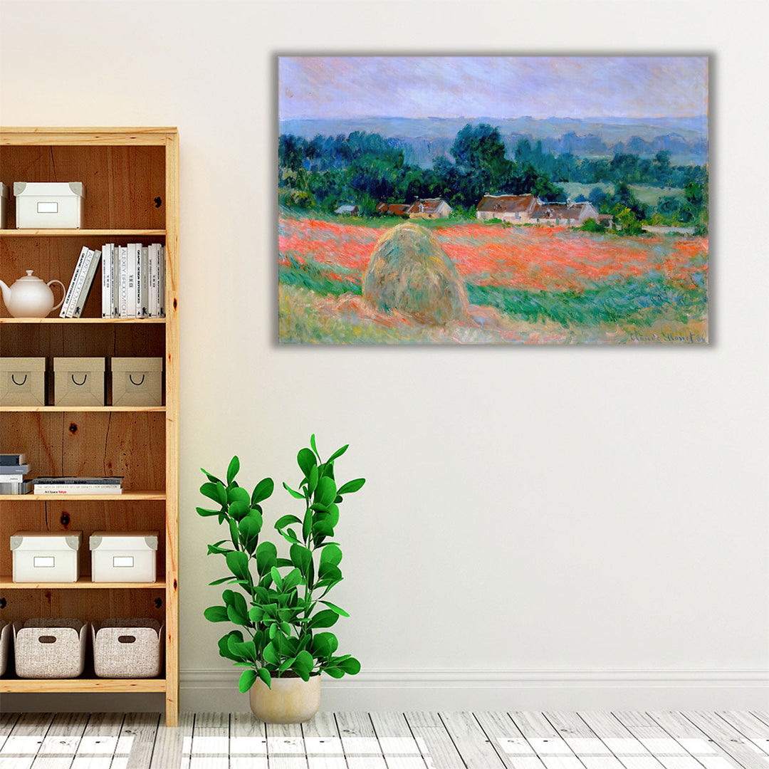 Haystack at Giverny, 1886 - Canvas Print Wall Art
