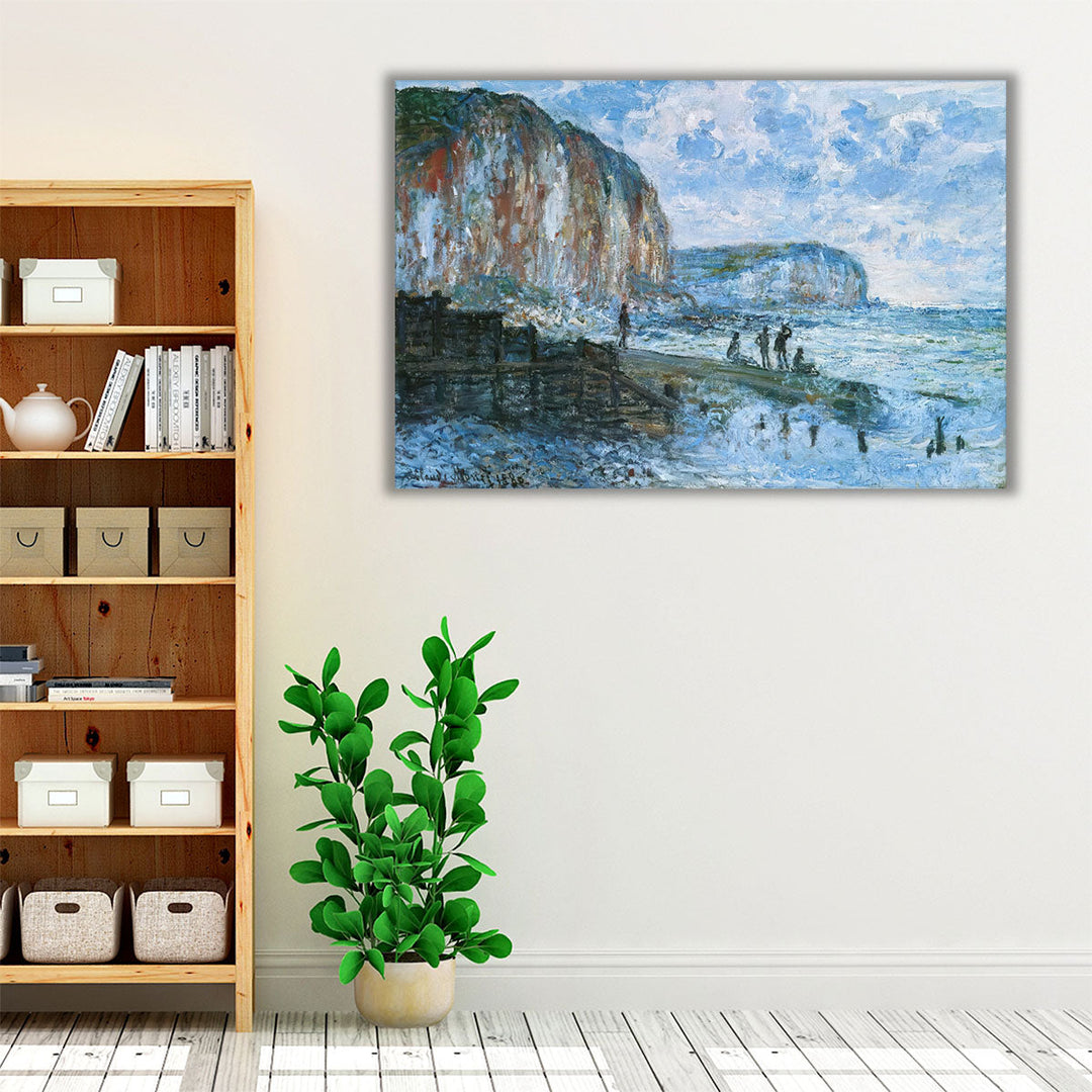 Cliffs of Les Petites-Dalles, 1880 - Canvas Print Wall Art