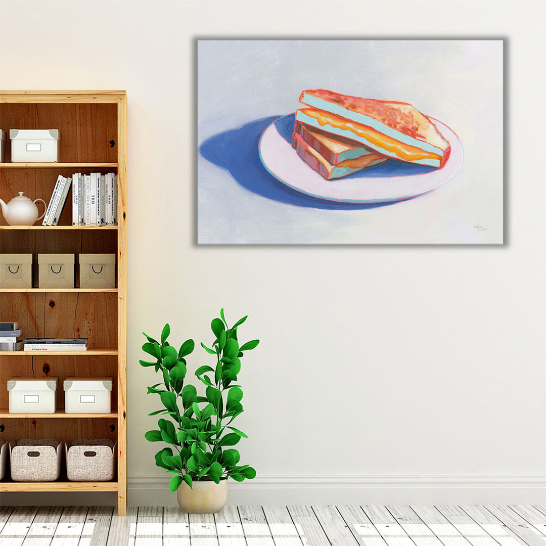 Brown Framed Canvas – sandwich art display