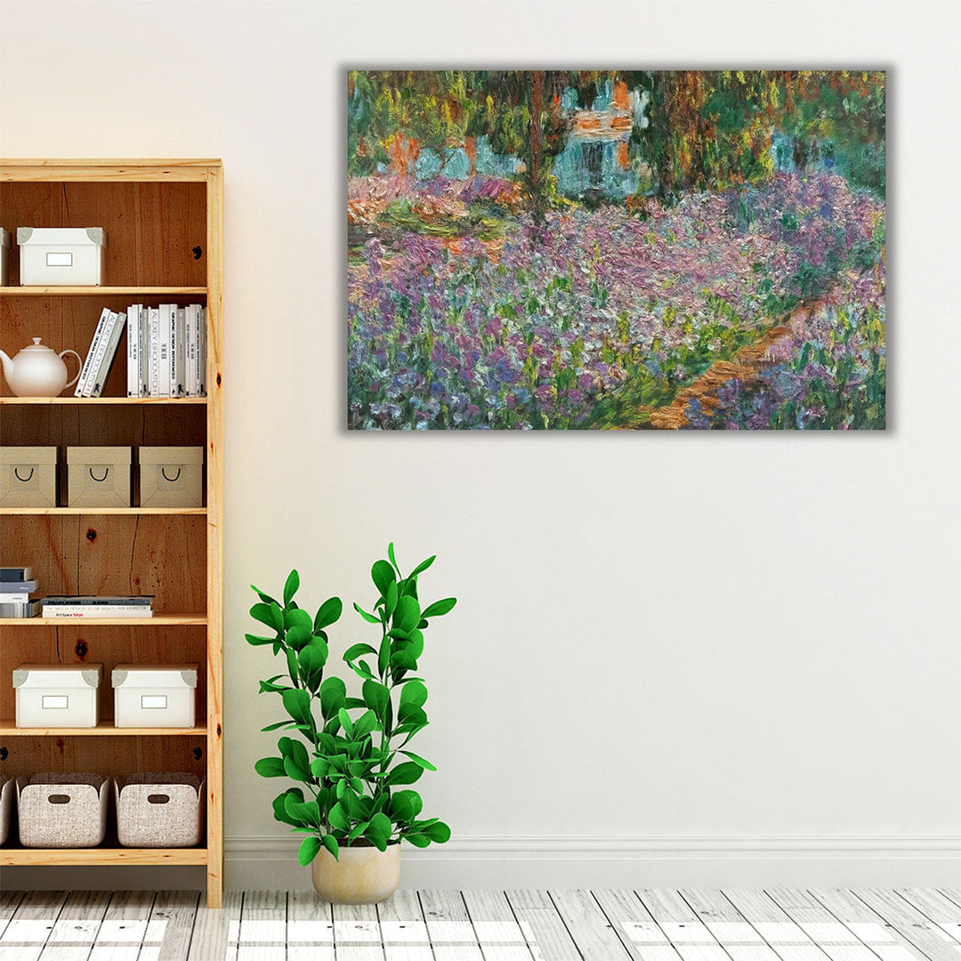 The Artist's Garden at Giverny, 1900 - Canvas Print Wall Art