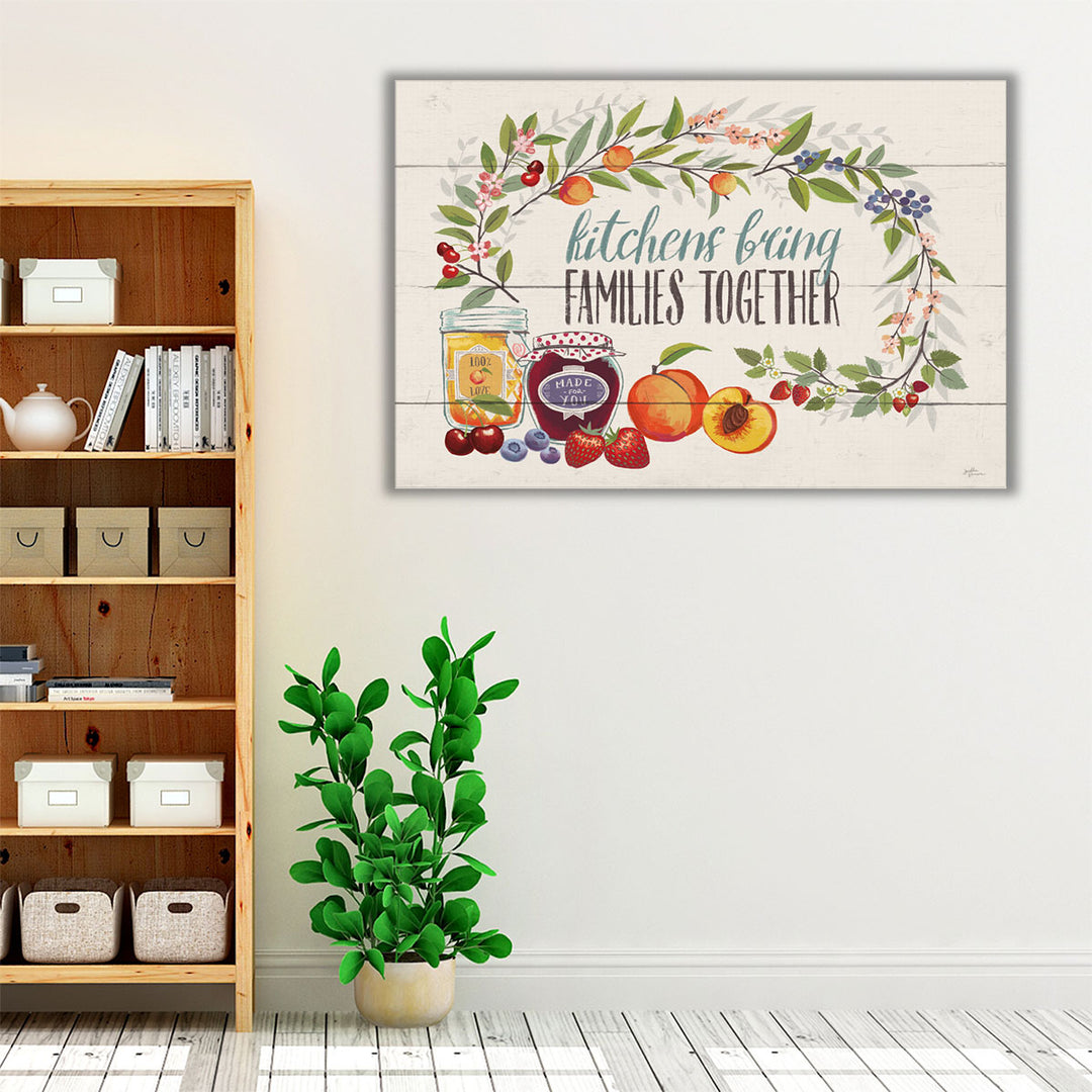Kitchen Wrapped Canvas – inspirational kitchen décor print