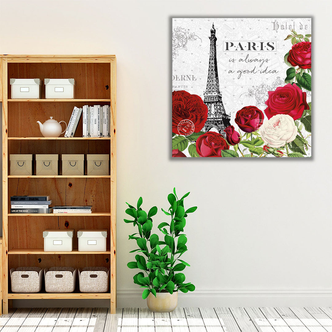 Rouge Paris II - Canvas Print Wall Art
