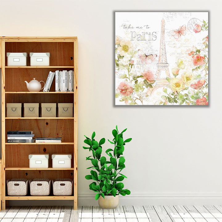 Painting Paris II - Canvas Print Wall Art