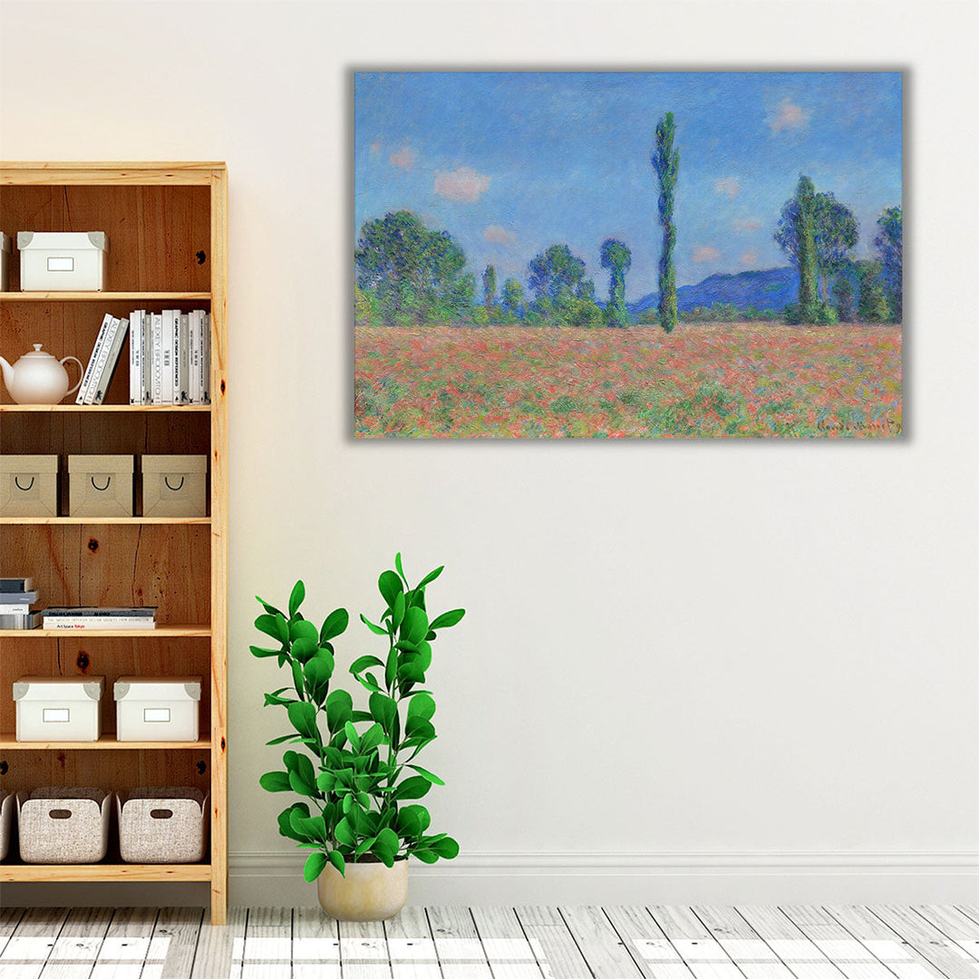 Living room wall art with floral, tree, and landscape themes
