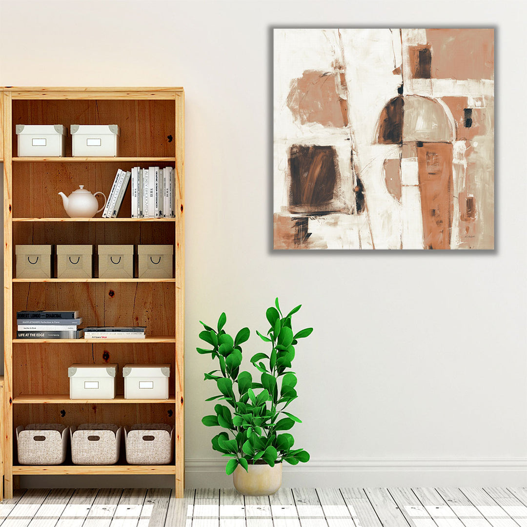 Down To The Street Neutral - Canvas Print Wall Art