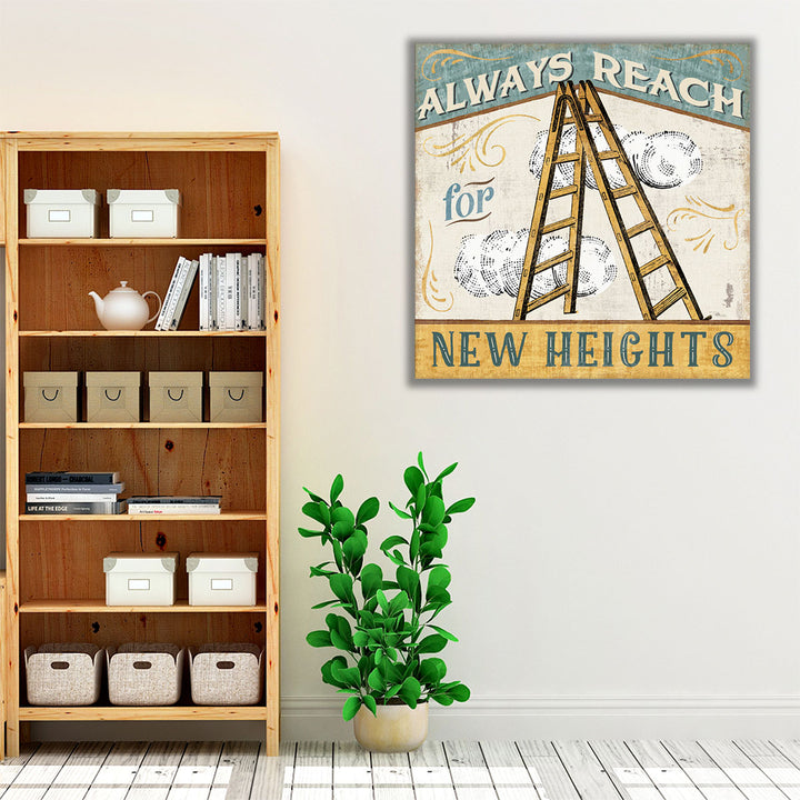 off white framed canvas inspirational wall print