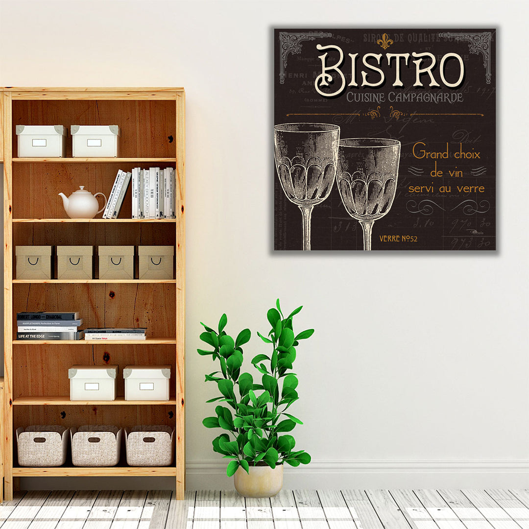 Kitchen Wrapped Canvas – modern monochrome kitchen décor