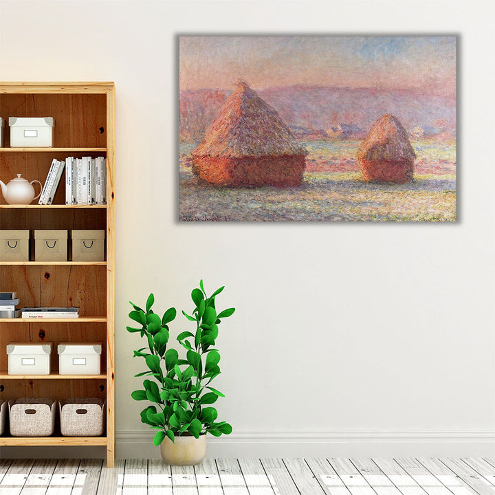 White Frost, Sunrise, 1889 - Canvas Print Wall Art