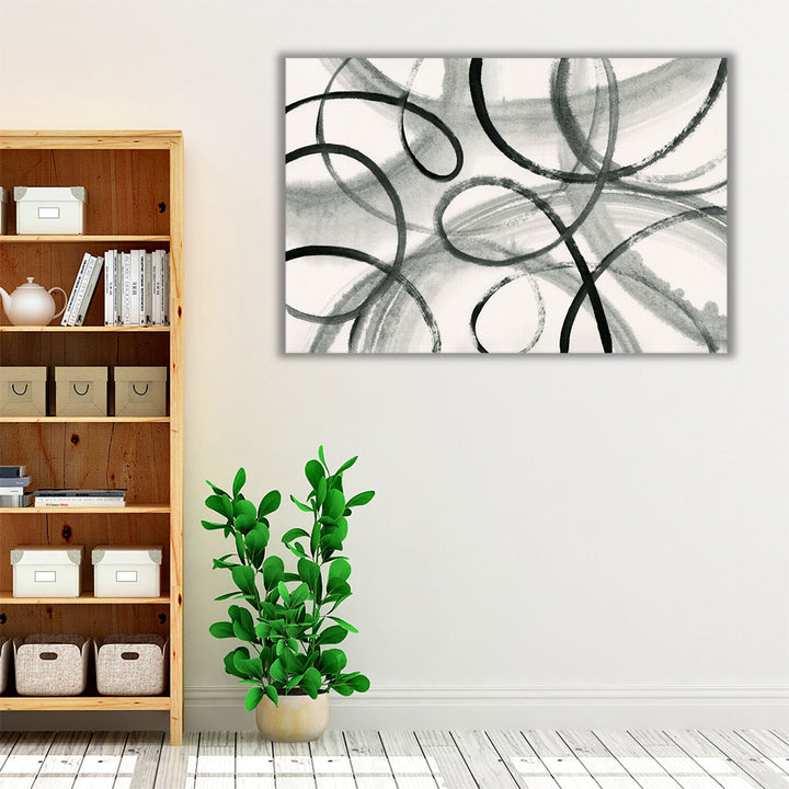 Living room framed canvas art minimalist design