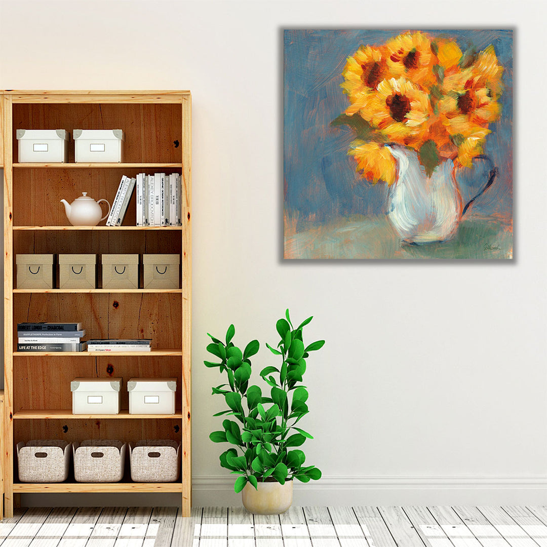 Kitchen Sunflowers - Canvas Print Wall Art
