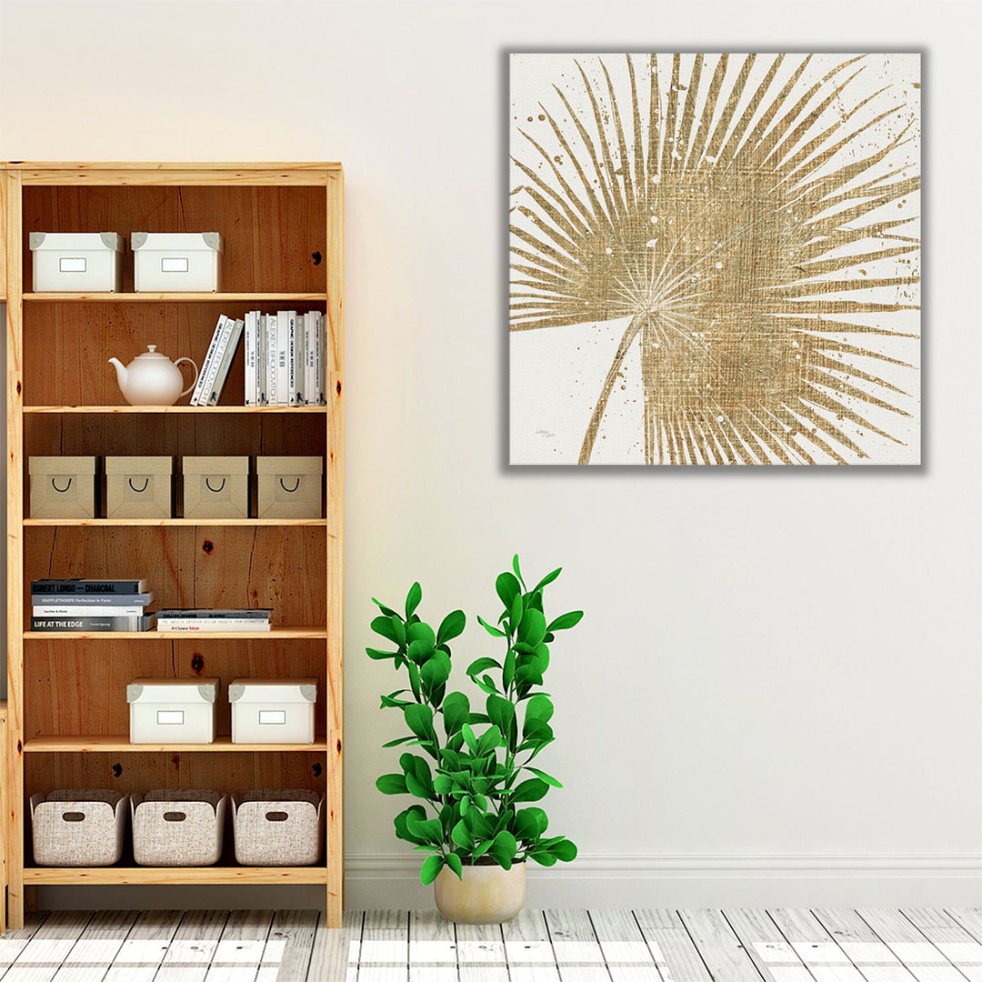 Gold Leaves II - Canvas Print Wall Art