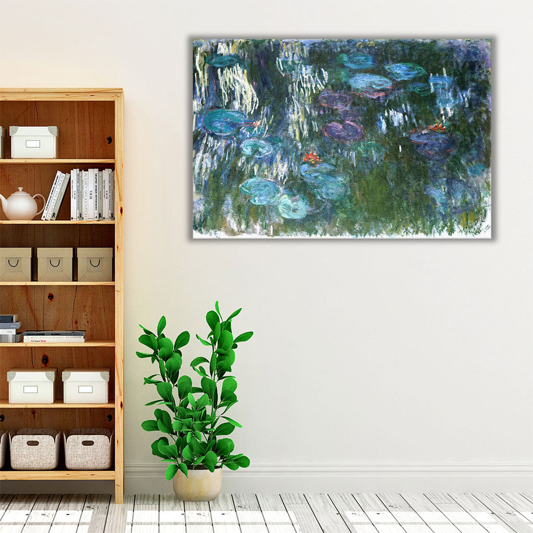 Water Lilies, 1916–1919 - Canvas Print Wall Art